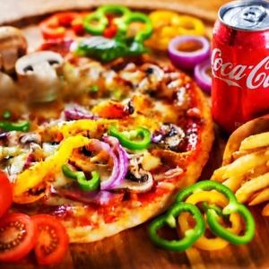 Vegetarian Chips and Drink